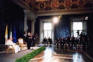 Visita ufficiale di S.S. Giovanni Paolo II al Quirinale