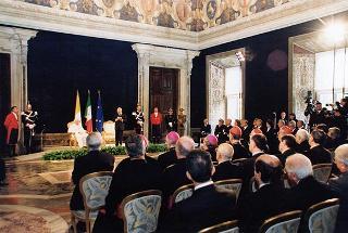 Visita ufficiale di S.S. Giovanni Paolo II al Quirinale