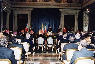 Visita ufficiale di S.S. Giovanni Paolo II al Quirinale