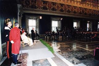 Visita ufficiale di S.S. Giovanni Paolo II al Quirinale
