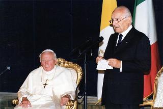 Visita ufficiale di S.S. Giovanni Paolo II al Quirinale