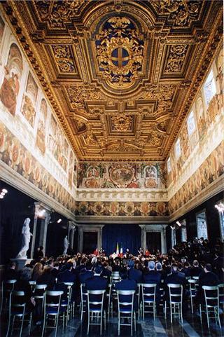 Visita ufficiale di S.S. Giovanni Paolo II al Quirinale