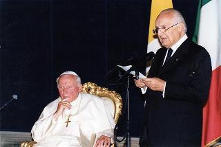 Visita ufficiale di S.S. Giovanni Paolo II al Quirinale