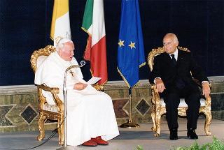 Visita ufficiale di S.S. Giovanni Paolo II al Quirinale