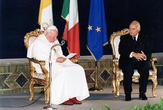 Visita ufficiale di S.S. Giovanni Paolo II al Quirinale