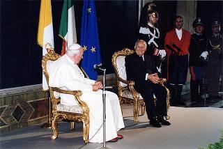 Visita ufficiale di S.S. Giovanni Paolo II al Quirinale