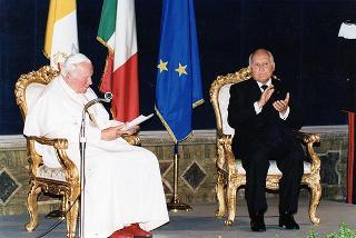 Visita ufficiale di S.S. Giovanni Paolo II al Quirinale