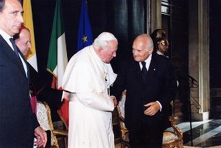 Visita ufficiale di S.S. Giovanni Paolo II al Quirinale