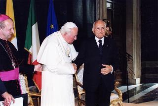 Visita ufficiale di S.S. Giovanni Paolo II al Quirinale