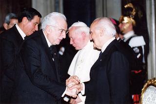 Visita ufficiale di S.S. Giovanni Paolo II al Quirinale