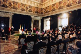 Visita ufficiale di S.S. Giovanni Paolo II al Quirinale