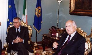 Roma, Palazzo dei Marescialli: intervento del Presidente della Repubblica alla riunione del CSM per il commiato del primo presidente della Corte Suprema di Cassazione prof. Vittorio Sgroi