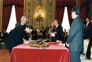 Giuramento dei ministri del Governo D'Alema
