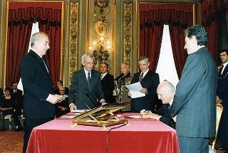 Giuramento dei ministri del Governo D'Alema