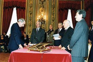 Giuramento dei ministri del Governo D'Alema