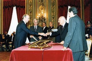Giuramento dei ministri del Governo D'Alema
