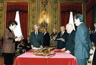 Giuramento dei ministri del Governo D'Alema