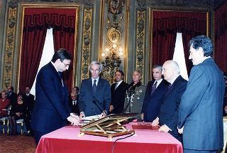 Giuramento dei ministri del Governo D'Alema
