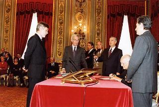 Giuramento dei ministri del Governo D'Alema