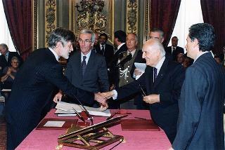 Giuramento dei ministri del Governo D'Alema