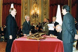 Giuramento dei ministri del Governo D'Alema