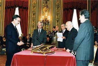 Giuramento dei ministri del Governo D'Alema