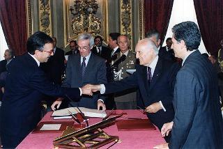 Giuramento dei ministri del Governo D'Alema