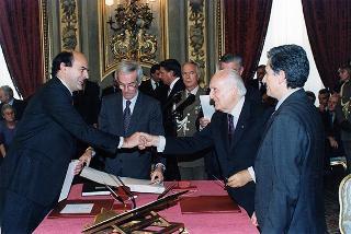 Giuramento dei ministri del Governo D'Alema
