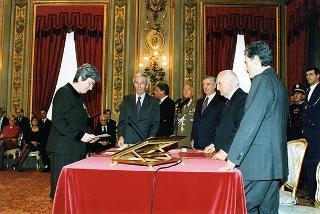 Giuramento dei ministri del Governo D'Alema