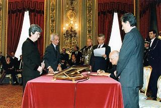 Giuramento dei ministri del Governo D'Alema