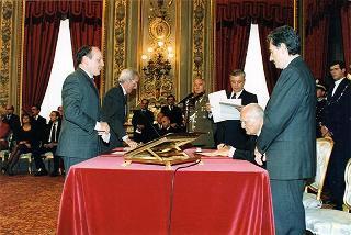 Giuramento dei ministri del Governo D'Alema