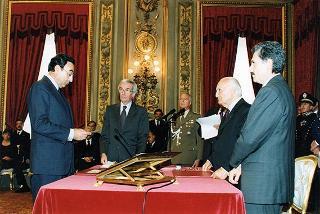 Giuramento dei ministri del Governo D'Alema