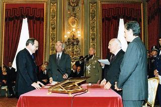 Giuramento dei ministri del Governo D'Alema