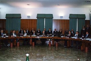 Roma, Palazzo dei Marescialli: intervento del Presidente della Repubblica alla seduta del CSM per l'elezione del nuovo primo presidente della Corte Suprema di Cassazione