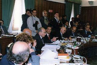 Roma, Palazzo dei Marescialli: intervento del Presidente della Repubblica alla seduta del CSM per l'elezione del nuovo primo presidente della Corte Suprema di Cassazione