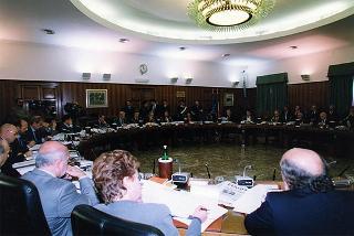 Roma, Palazzo dei Marescialli: intervento del Presidente della Repubblica alla seduta del CSM per l'elezione del nuovo primo presidente della Corte Suprema di Cassazione