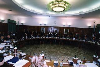 Roma, Palazzo dei Marescialli: intervento del Presidente della Repubblica alla seduta del CSM per l'elezione del nuovo primo presidente della Corte Suprema di Cassazione
