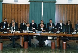 Roma, Palazzo dei Marescialli: intervento del Presidente della Repubblica alla seduta del CSM per l'elezione del nuovo primo presidente della Corte Suprema di Cassazione