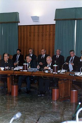 Roma, Palazzo dei Marescialli: intervento del Presidente della Repubblica alla seduta del CSM per l'elezione del nuovo primo presidente della Corte Suprema di Cassazione