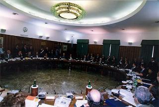 Roma, Palazzo dei Marescialli: intervento del Presidente della Repubblica alla seduta del CSM per l'elezione del nuovo primo presidente della Corte Suprema di Cassazione