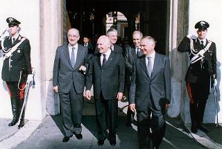 Roma, Palazzo dei Marescialli: intervento del Presidente della Repubblica alla seduta del CSM per l'elezione del nuovo primo presidente della Corte Suprema di Cassazione