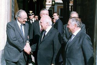 Roma, Palazzo dei Marescialli: intervento del Presidente della Repubblica alla seduta del CSM per l'elezione del nuovo primo presidente della Corte Suprema di Cassazione