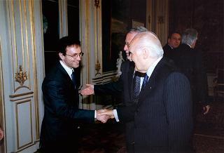 Prof. Amos Luzzato, nuovo presidente dell'Unione Comunità Ebraiche Italiane, e la Giunta dell'Unione