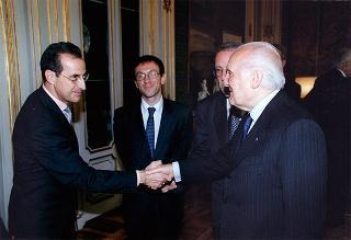 Prof. Amos Luzzato, nuovo presidente dell'Unione Comunità Ebraiche Italiane, e la Giunta dell'Unione