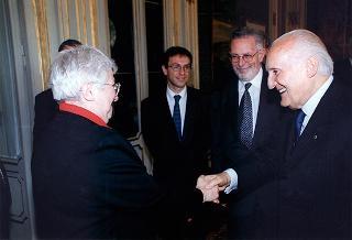 Prof. Amos Luzzato, nuovo presidente dell'Unione Comunità Ebraiche Italiane, e la Giunta dell'Unione