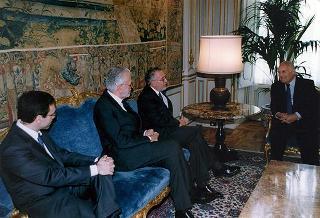 Prof. Amos Luzzato, nuovo presidente dell'Unione Comunità Ebraiche Italiane, e la Giunta dell'Unione