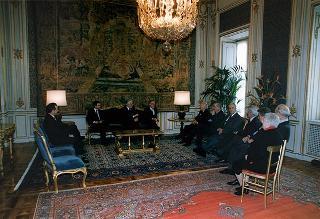 Prof. Amos Luzzato, nuovo presidente dell'Unione Comunità Ebraiche Italiane, e la Giunta dell'Unione