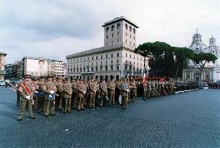 Roma, Altare della Patria: deposizione di una corona d'alloro, da parte del Presidente della Repubblica, in occasione della Giornata dell'Unità Nazionale e delle Forze Armate