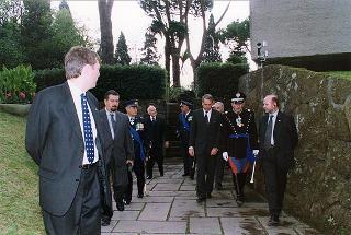 Roma, Mausoleo Ardeatino: deposizione di una corona d'alloro, da parte del Presidente della Repubblica, in occasione della Giornata dell'Unità Nazionale e delle Forze Armate