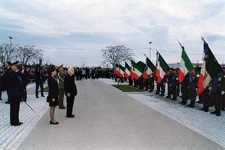 Bari: intervento del Presidente della Repubblica per la deposizione di una corona d'alloro al Sacrario dei Caduti d'Oltremare, in occasione della Giornata dell'Unità Nazionale e delle Forze Armate